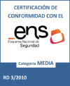 Distintivo ENS Certificación Media